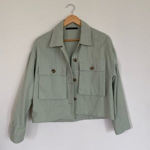 Mint green jacket
